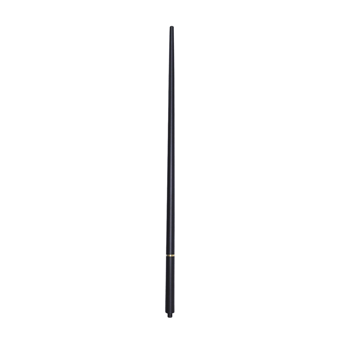 Lumière Candlestick Baluster – Satin Black & Brass