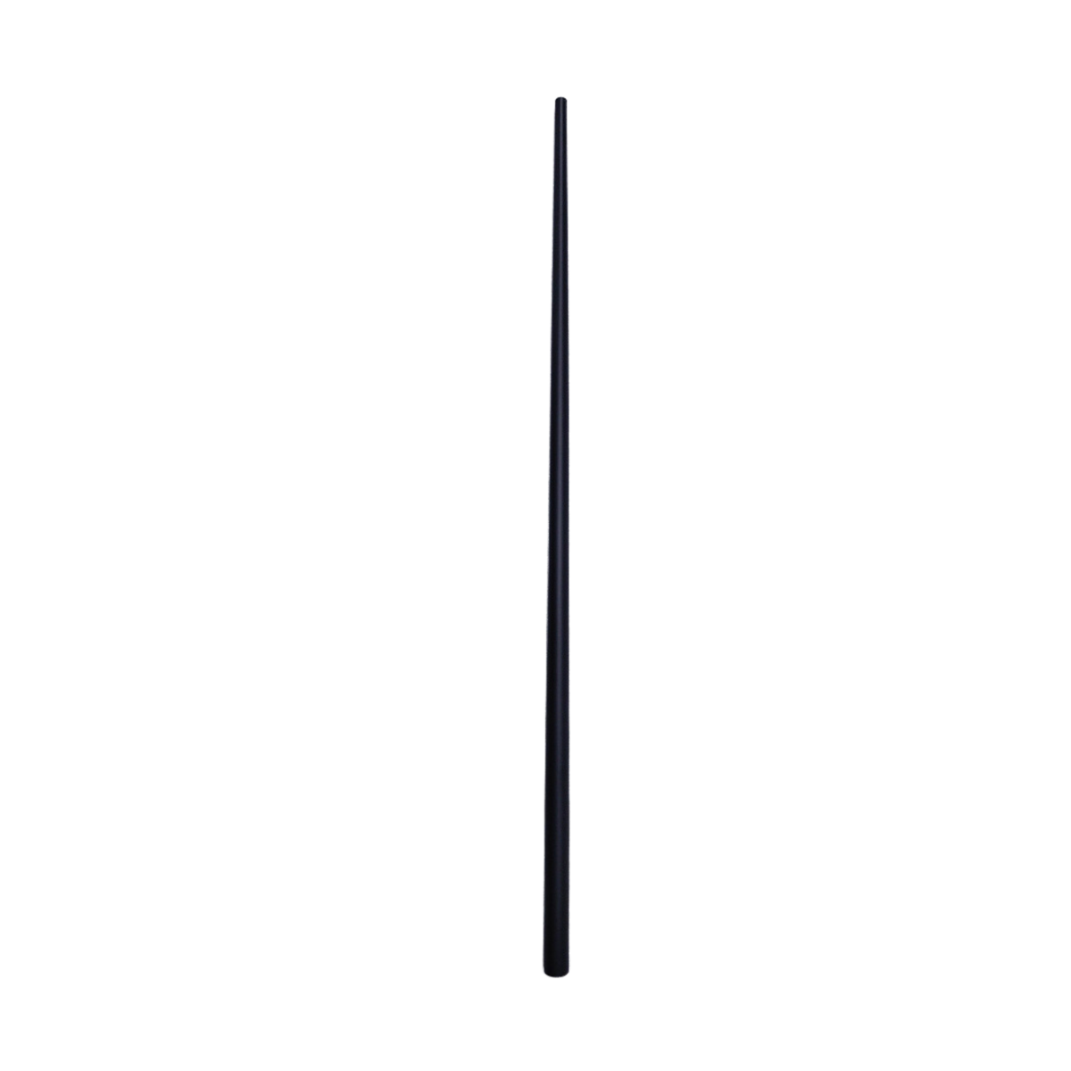 Lumière Candlestick Baluster – Plain Satin Black