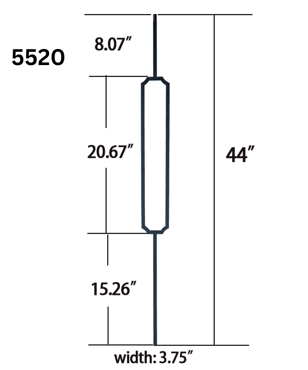 Bevel Edge Baluster