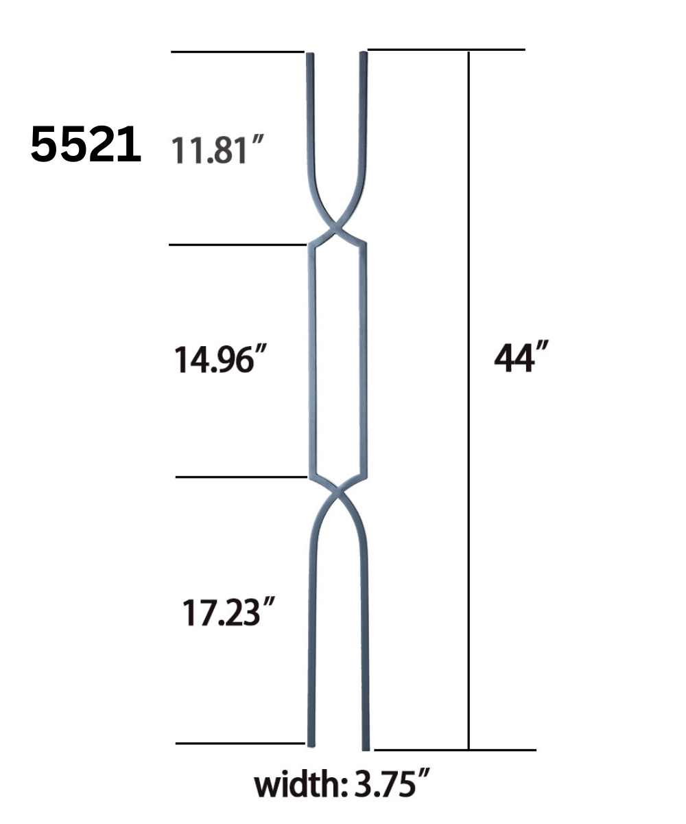 Lattice Cross Baluster