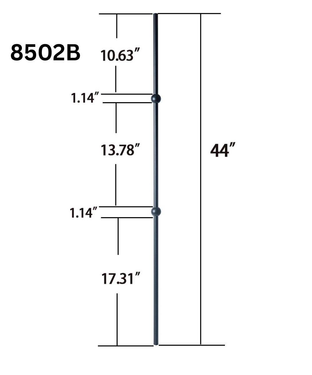 Aureate Twin Sphere Baluster