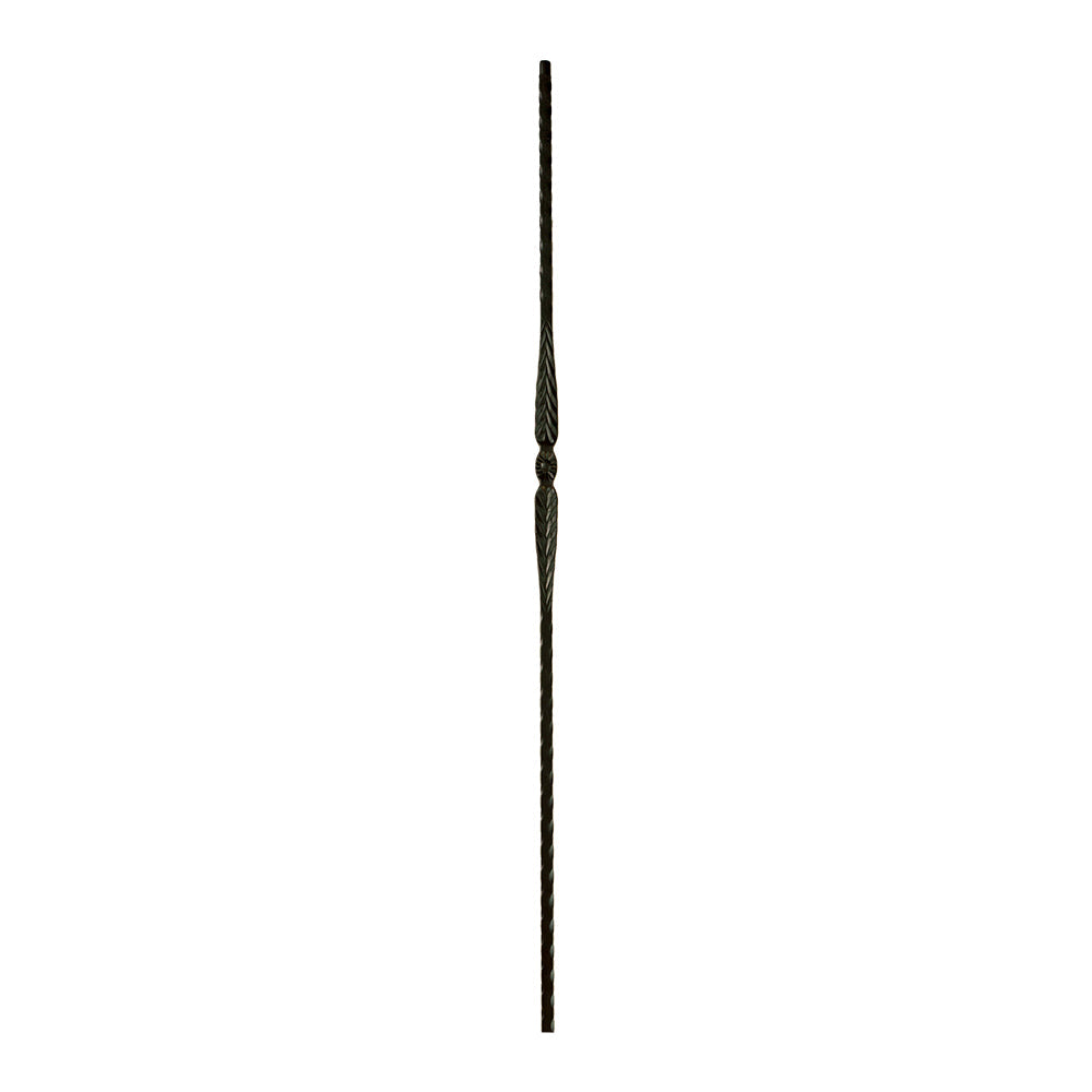 Flower & Arrows Iron Baluster