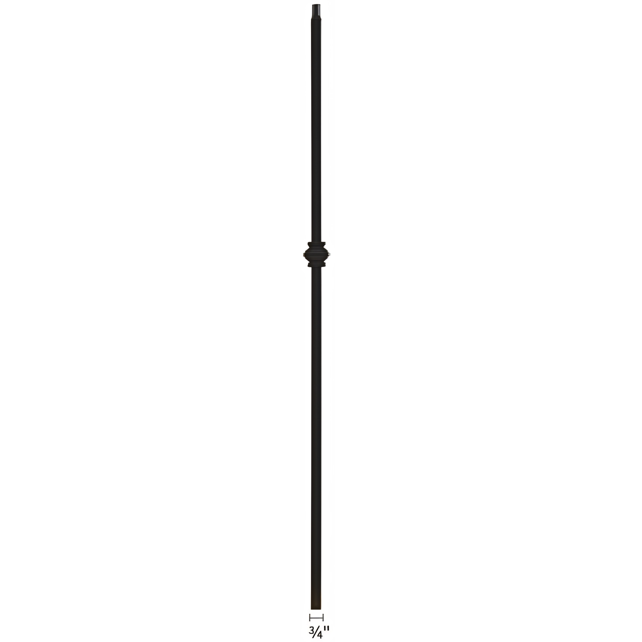 3/4" Single Knuckle Iron Baluster