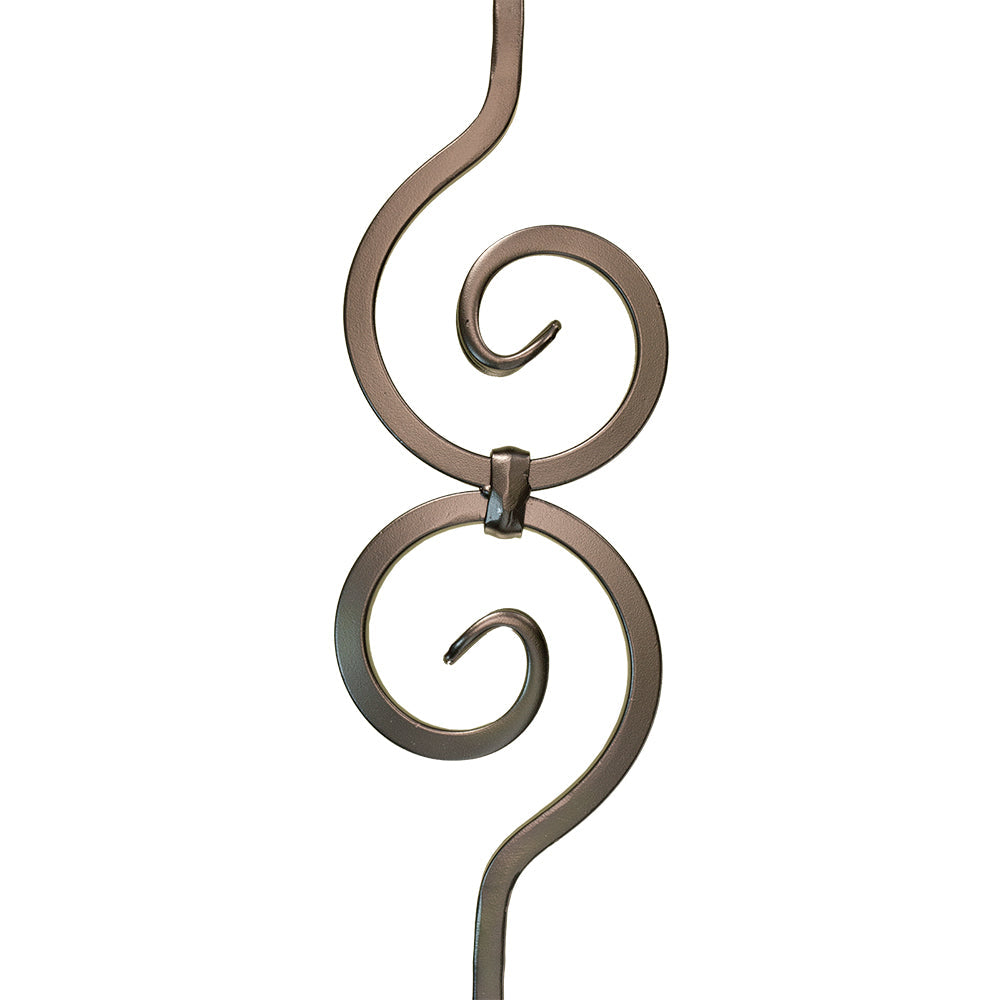 Spiral Scroll Iron Baluster
