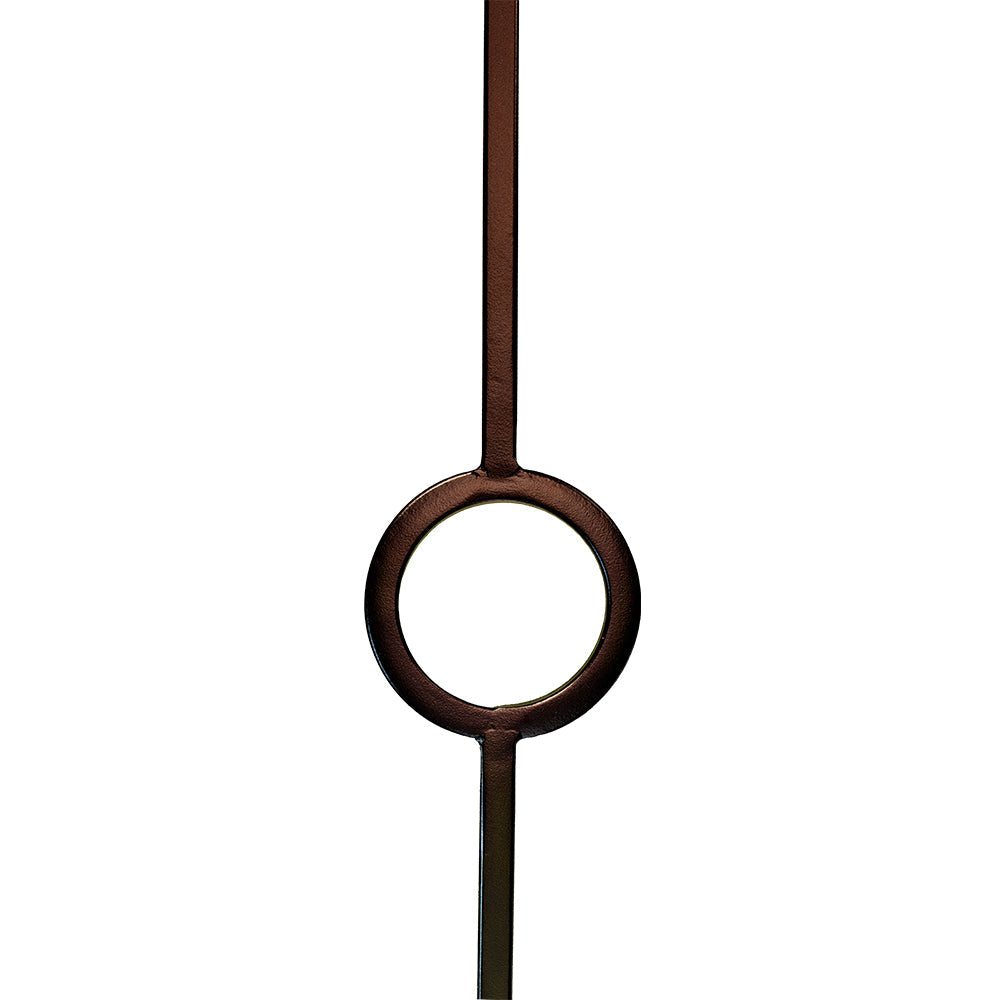 Single Ring Iron Baluster