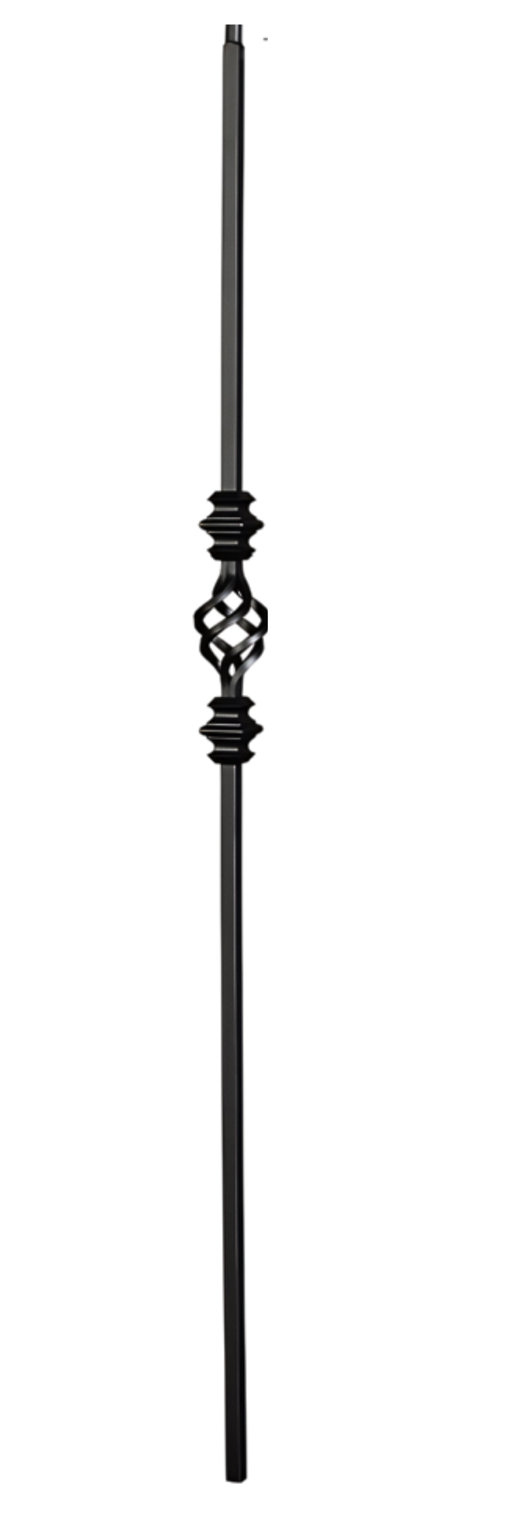 Double Knuckle-Single Basket Iron Baluster