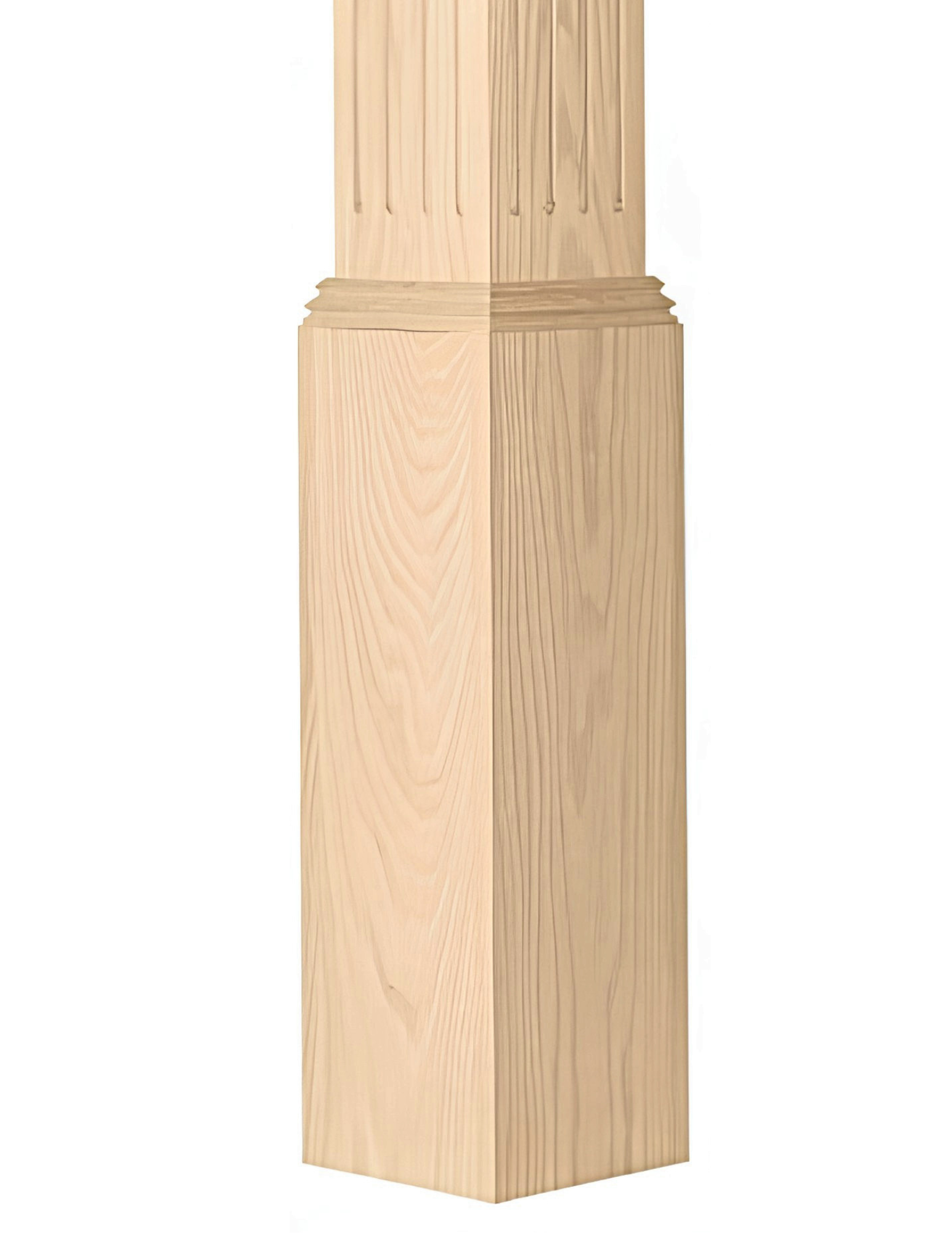 C-4091-F Fluted Box Newel (6-1/4")