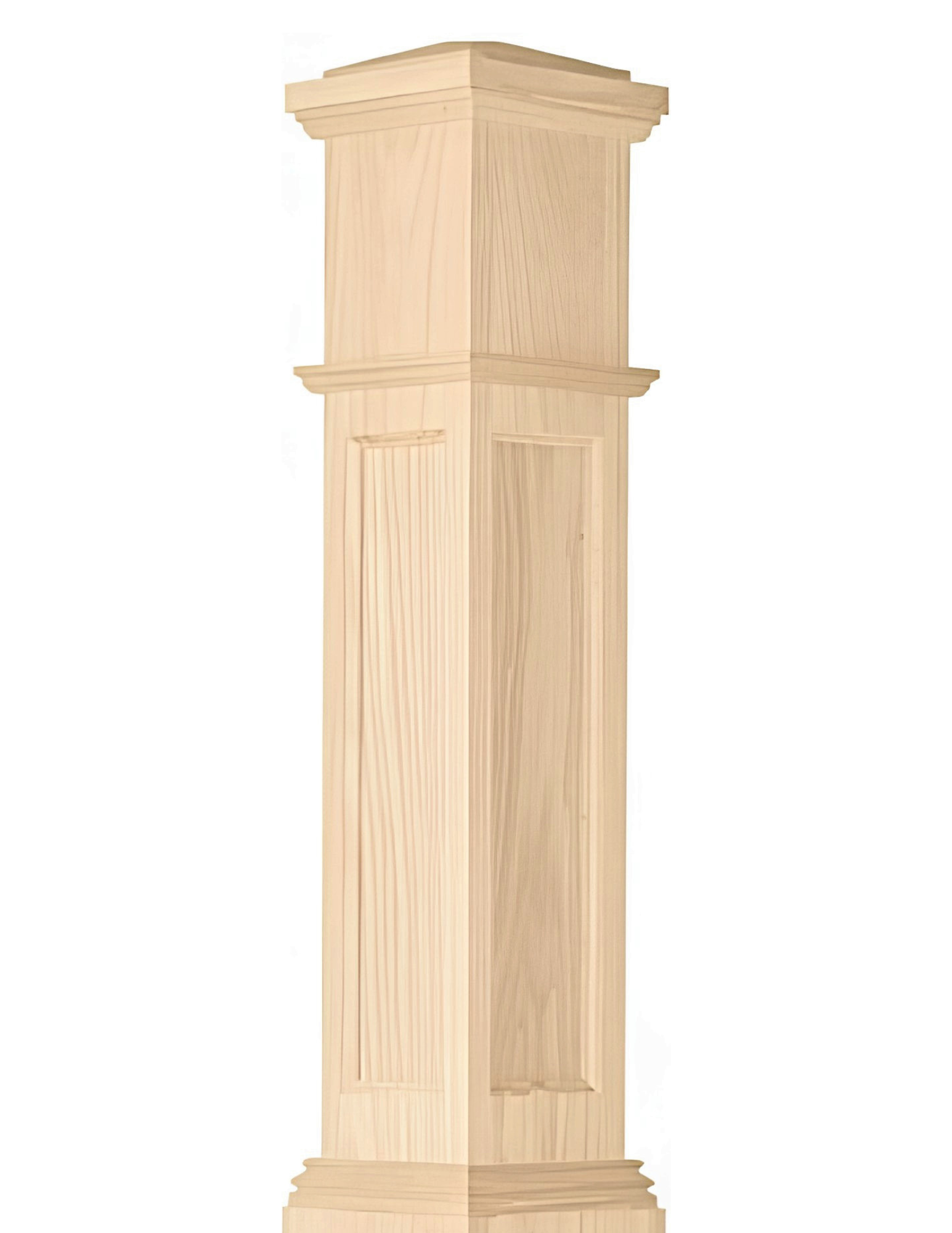 C-4092-FP Flat Panel Box Newel (7-1/2")