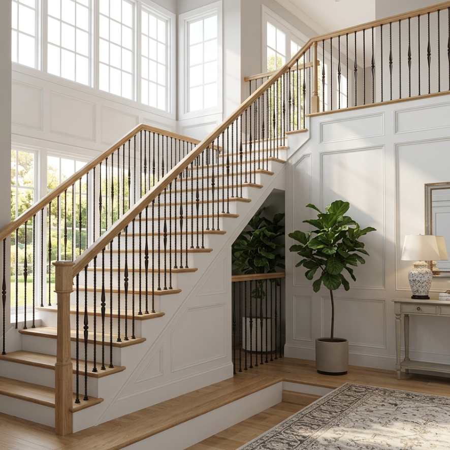 Single Gothic Iron Baluster