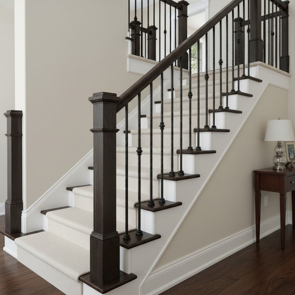 Single Forged Ball Iron Baluster