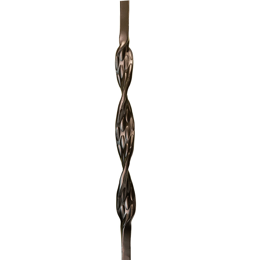 Double Ribbon Iron Baluster