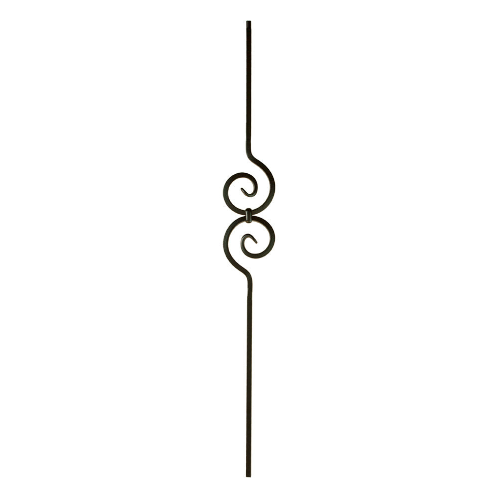 Spiral Scroll Iron Baluster