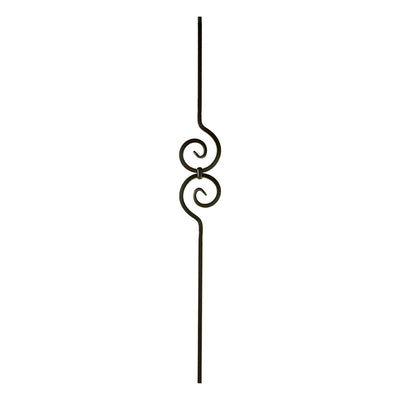 Spiral Scroll Iron Baluster