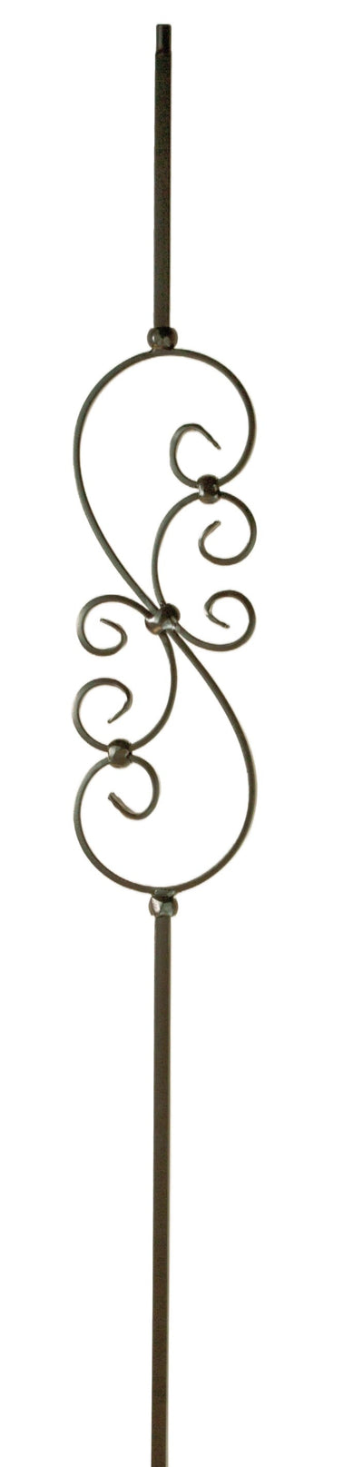 Small Scroll Iron Baluster