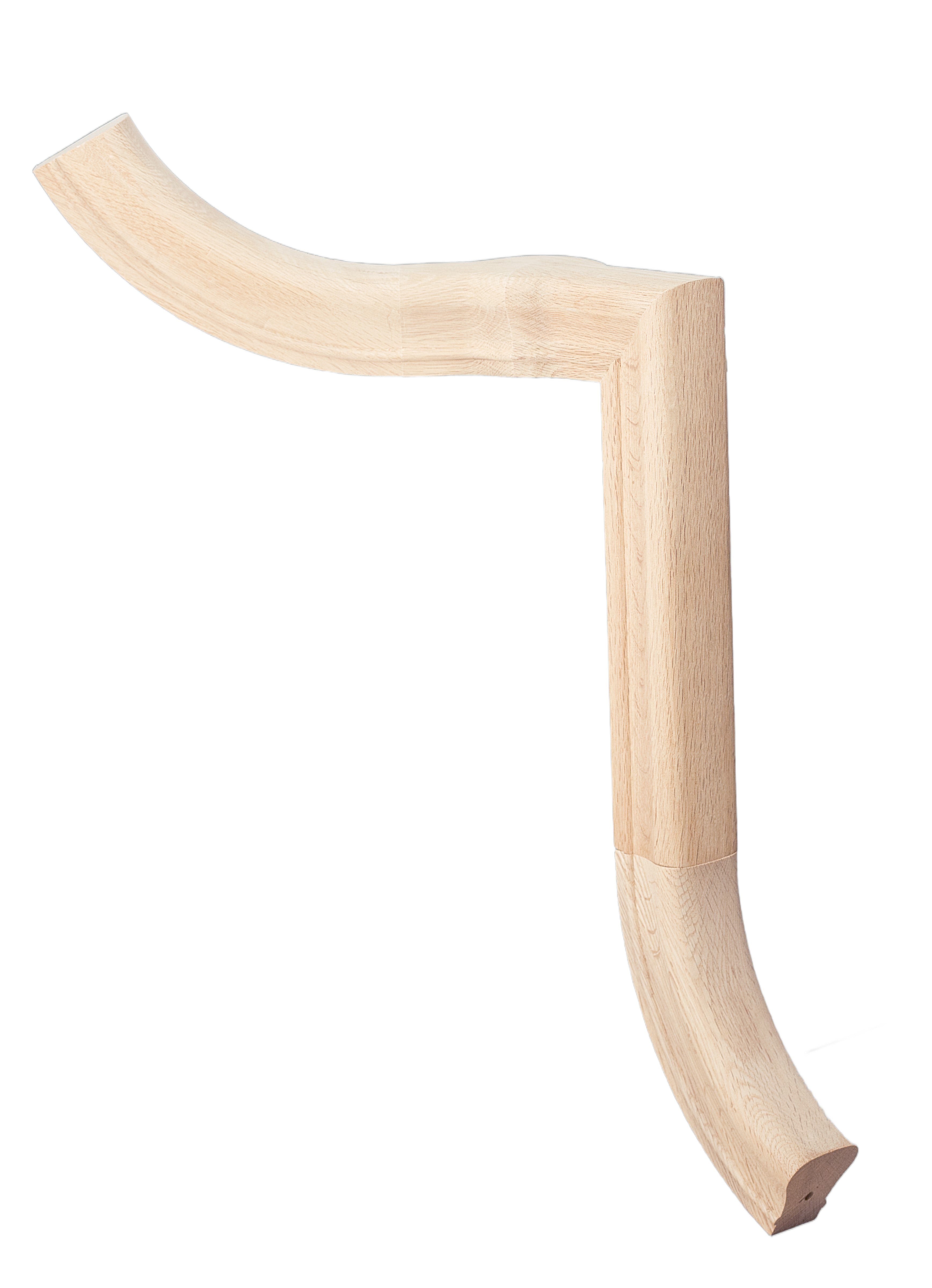 C-7X61 Gooseneck - LH 2 Riser w/ Cap 135° - Jersey Stair Supply