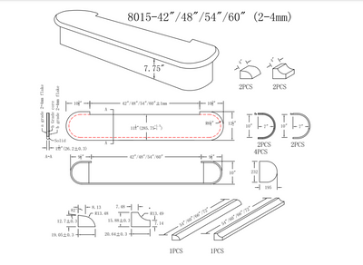C-8015 Bullnose Double End Starting Step