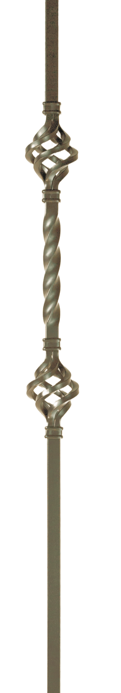 MEGA Double Basket Iron Baluster