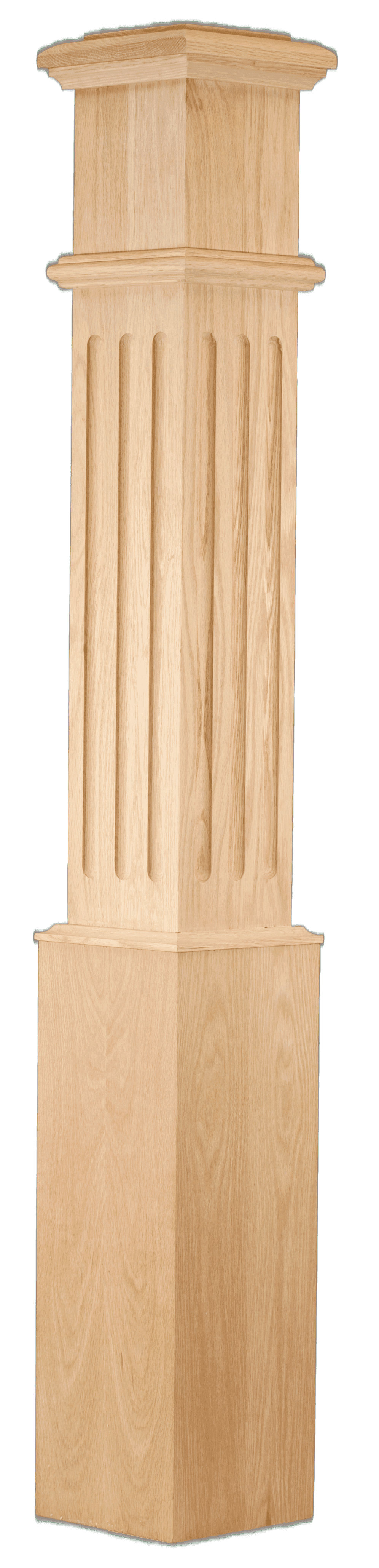 C-4095-F Fluted Box Newel