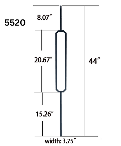 Bevel Edge Baluster