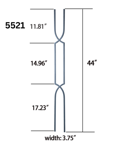Lattice Cross Baluster