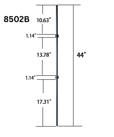 Aureate Twin Sphere Baluster