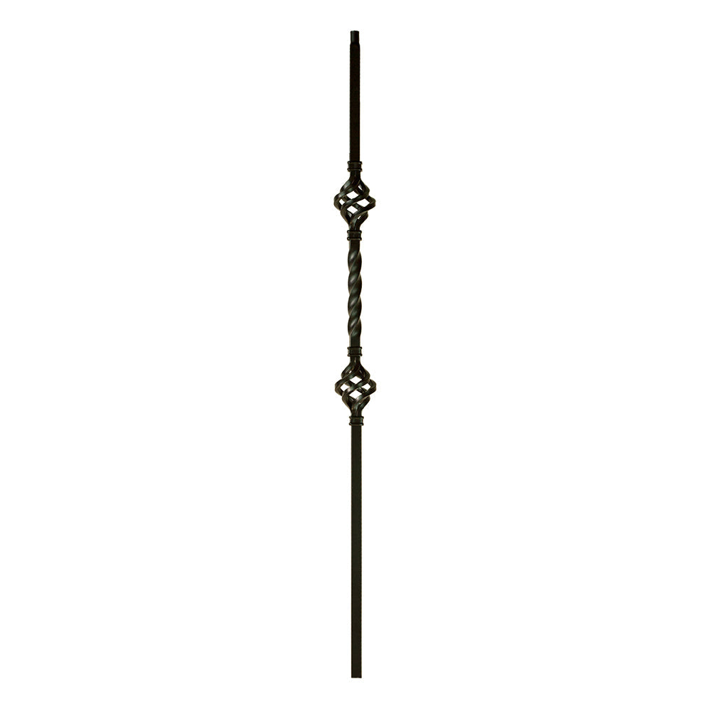 MEGA Double Basket Iron Baluster