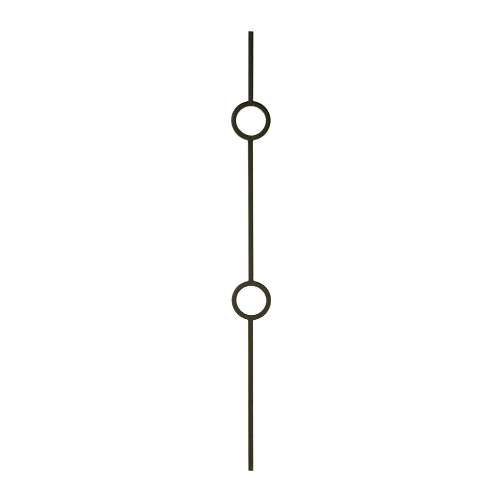 Double Ring Iron Baluster
