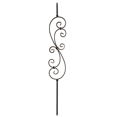 Large Scroll Iron Baluster