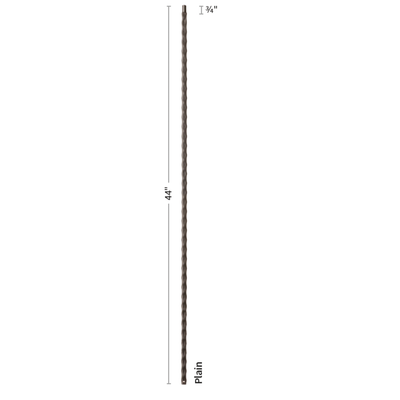 Mediterranean Plain Iron Baluster