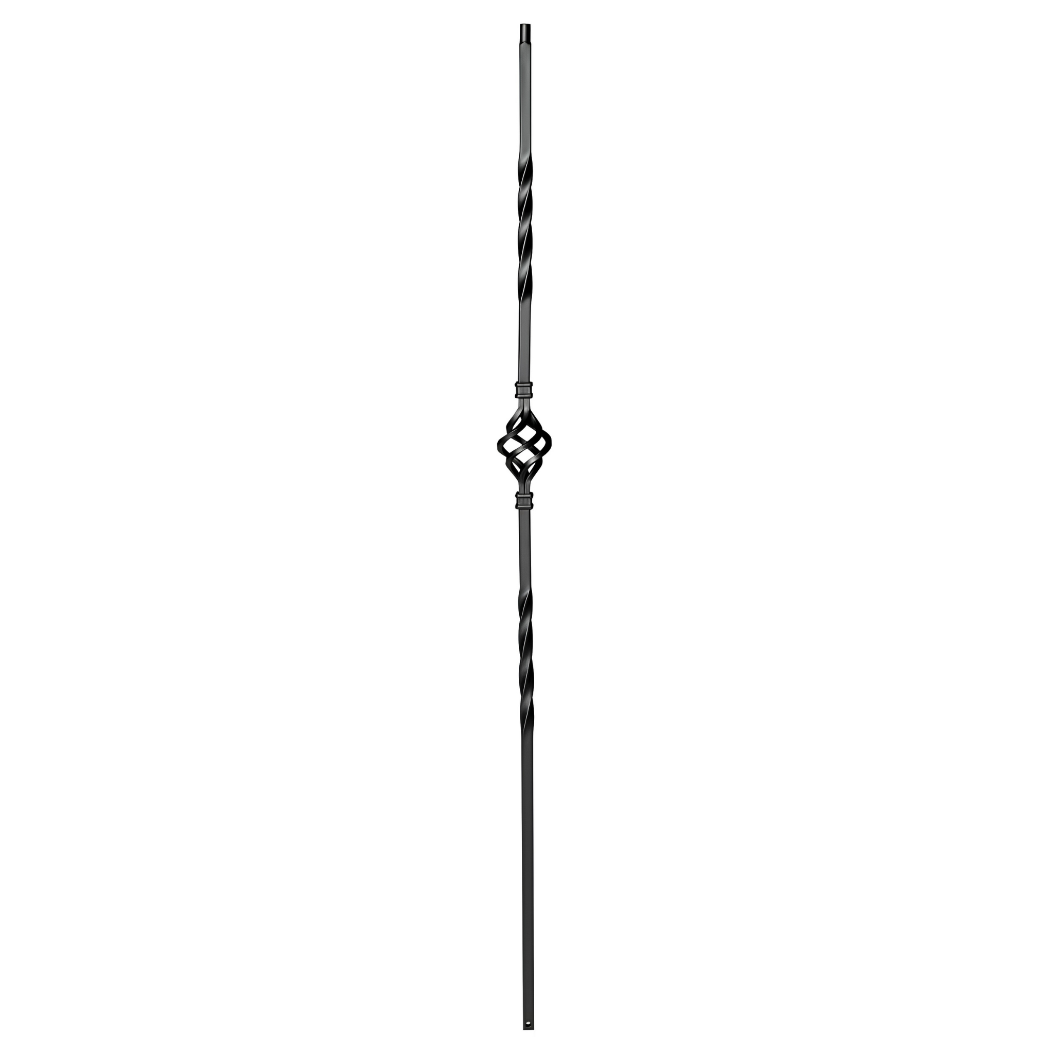 Single Basket / With Twist Iron Baluster
