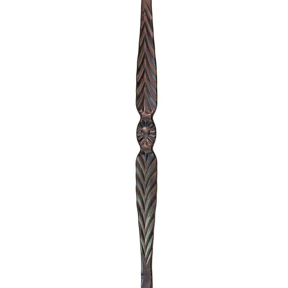 Flower & Arrows Iron Baluster