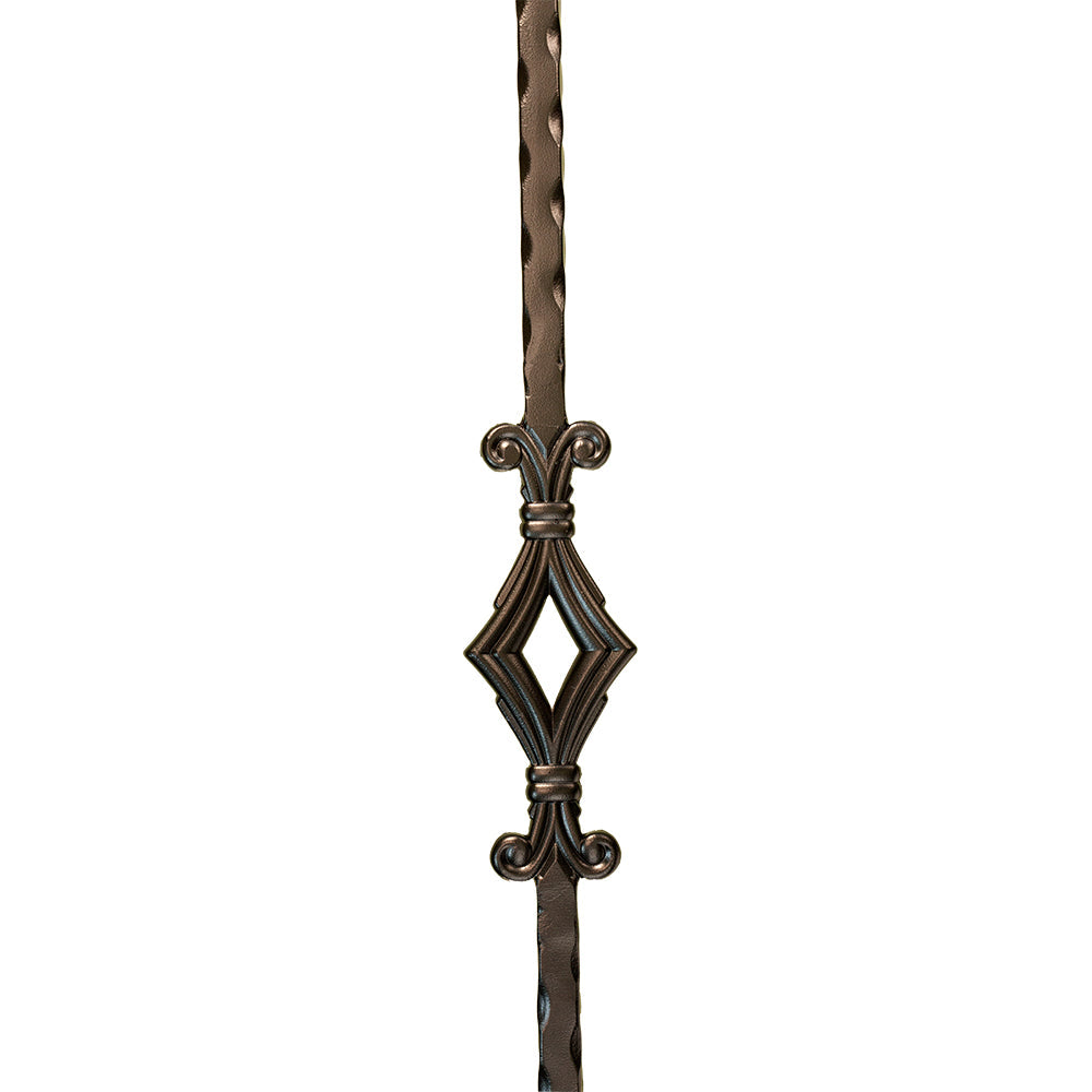 Double Window Iron Baluster