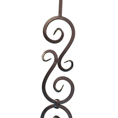 Double Scroll Iron Baluster