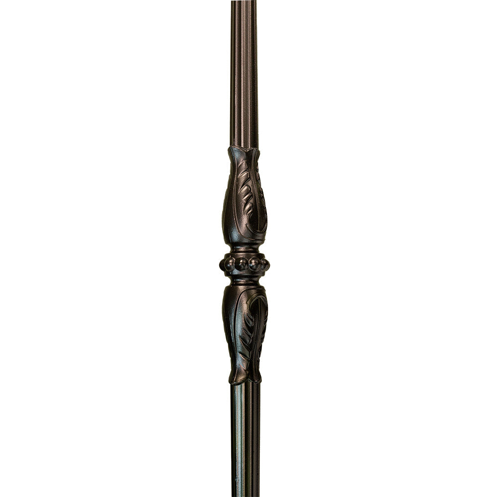 Venetian Fluted Bar with Roman Knuckle Iron Baluster