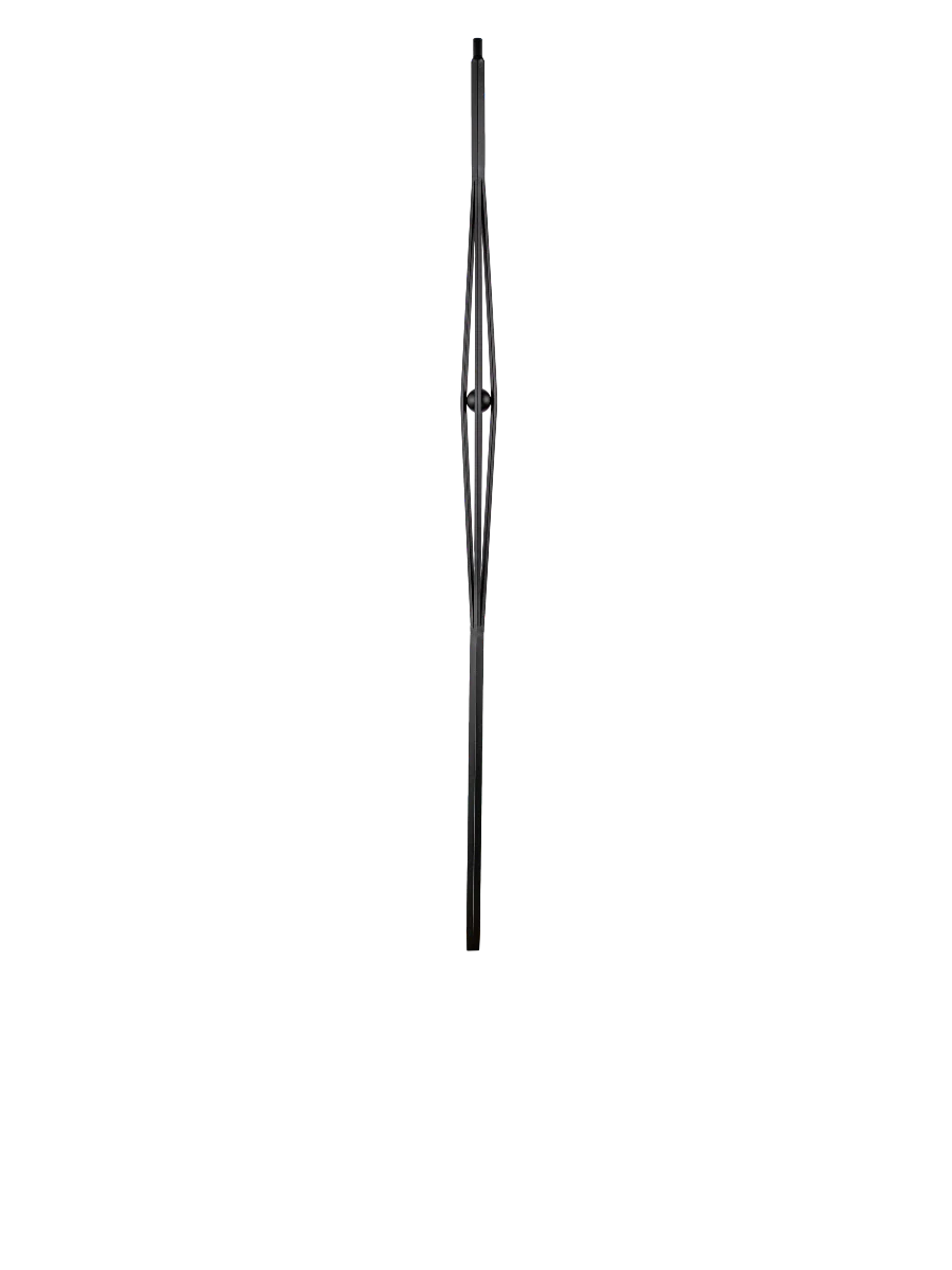 Ellipse Basket Baluster – Noir Sphere