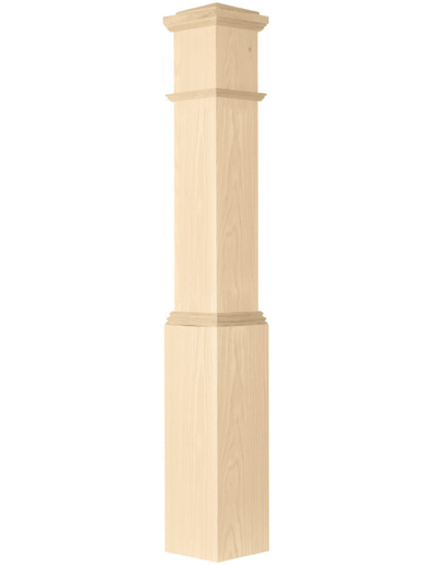 C-4095 Plain Box Newel (7-1/2")