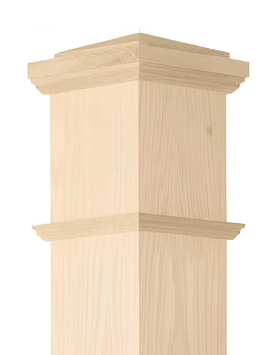 C-4095 Plain Box Newel (7-1/2")