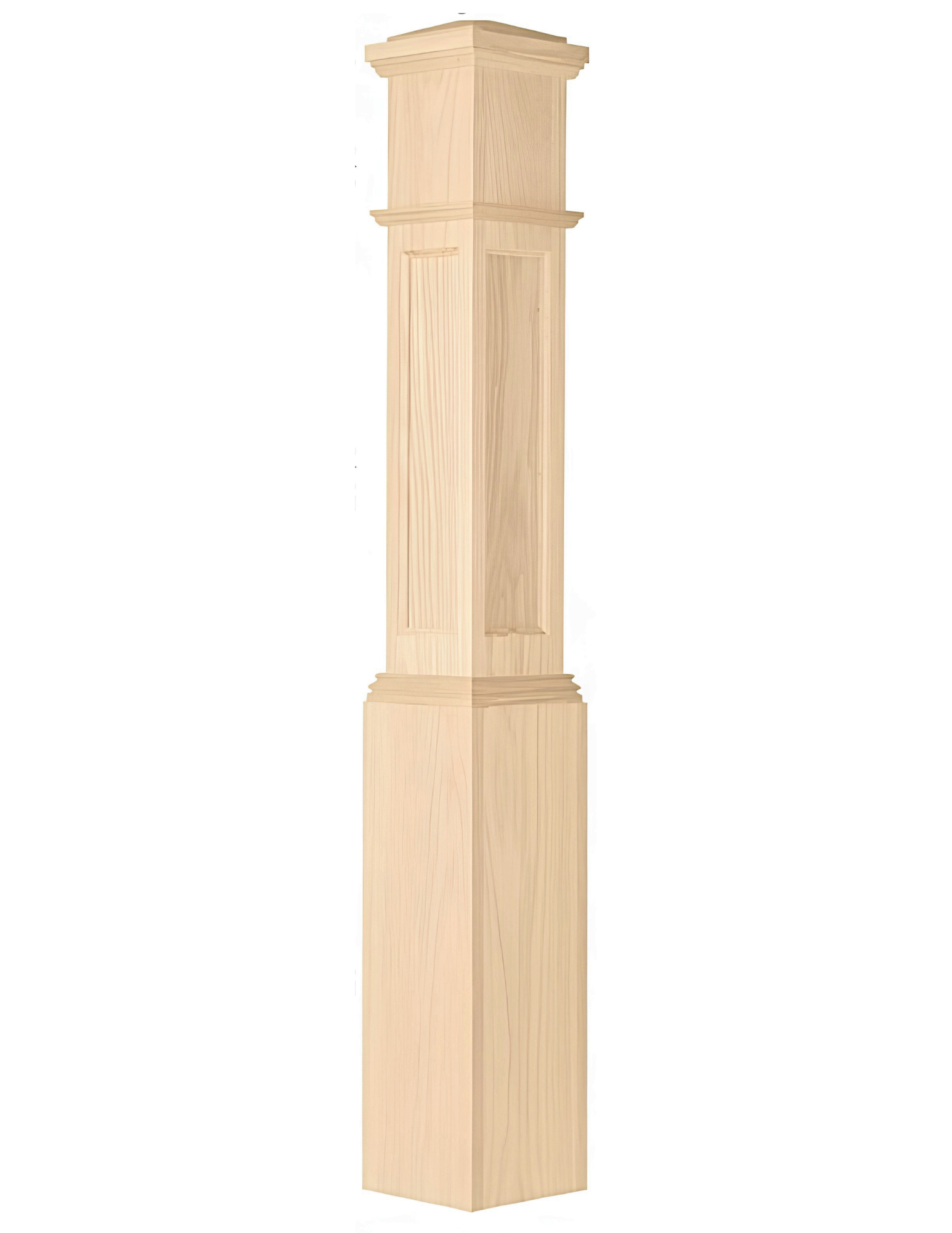 C-4092-FP Flat Panel Box Newel (7-1/2")