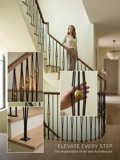 Ellipse Basket Baluster – Aureate Sphere