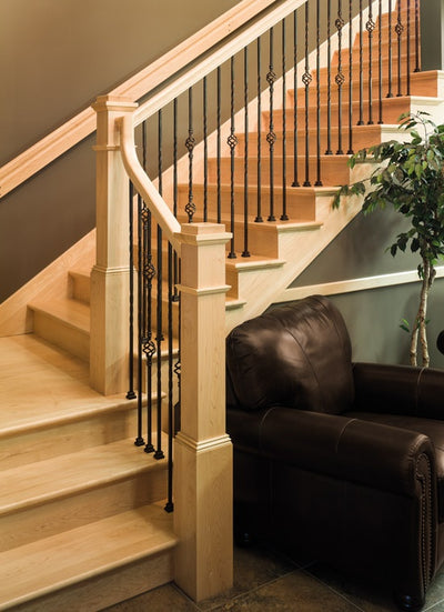 Double Basket / With Twist Iron Baluster