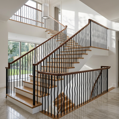 Wave Iron Baluster