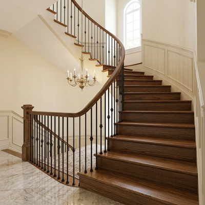 Single Knuckle Iron Baluster