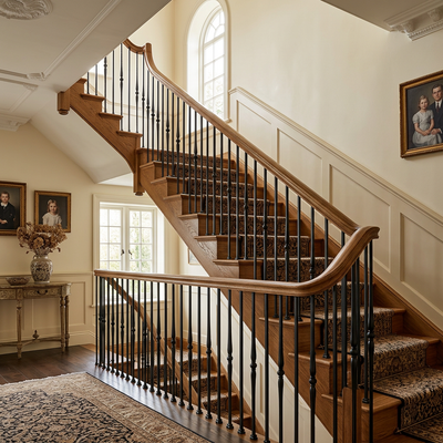 Double Gothic Iron Baluster
